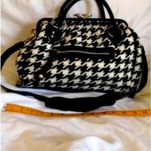 Aldo Houndstooth Satchel